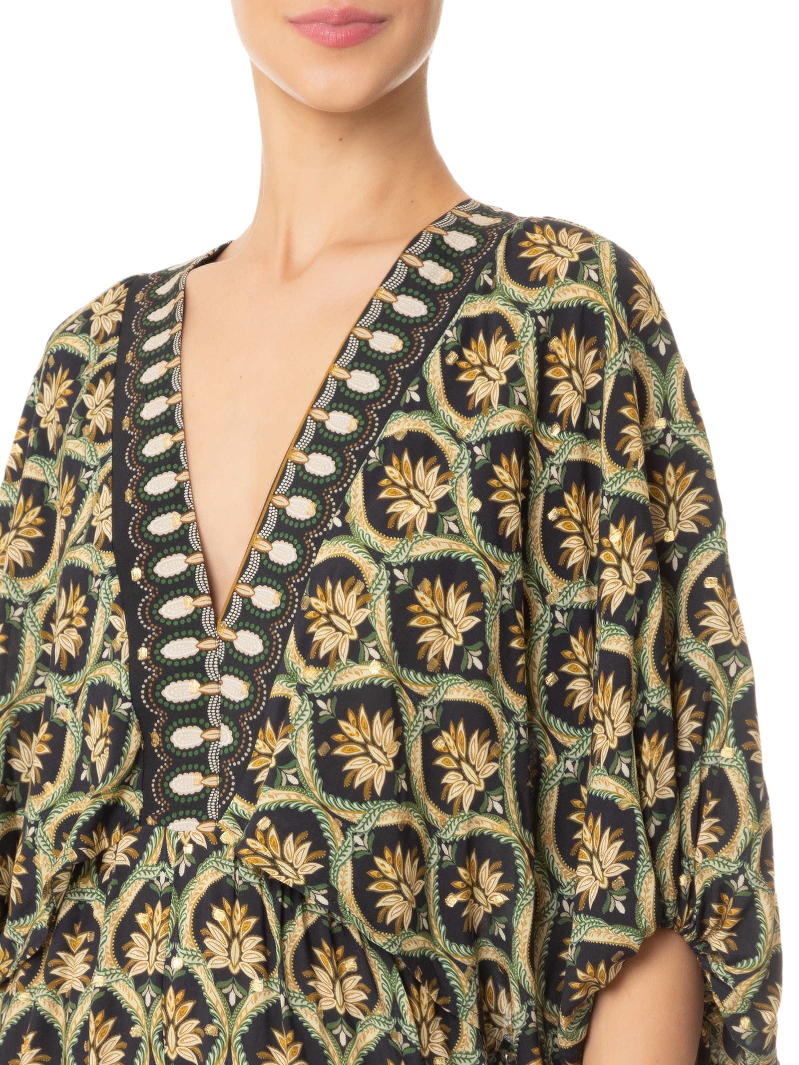 Macacão Feminino Joia Boho Preto Farm