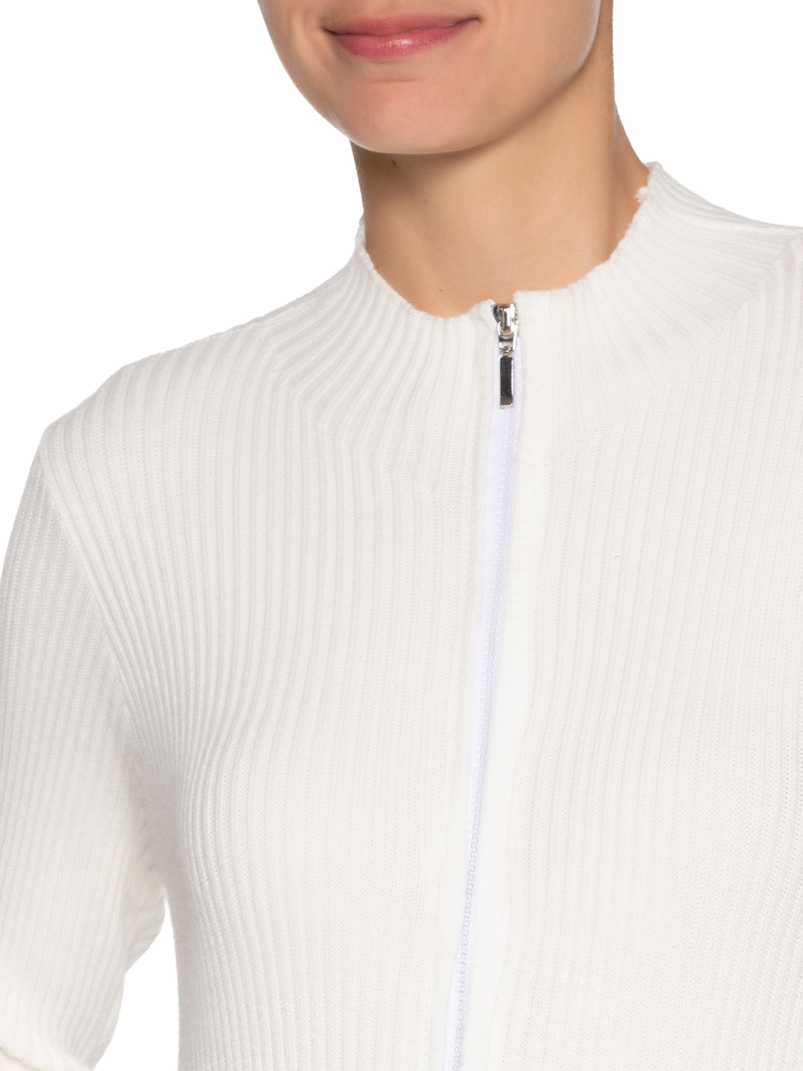 Macacão Feminino Justo Ao Corpo Em Tricot Off White '2Essential