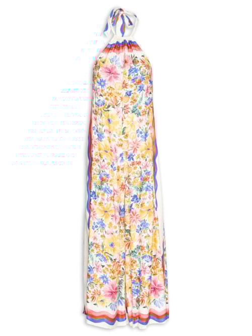 Macacão Feminino Lenço Floraline – Rosa