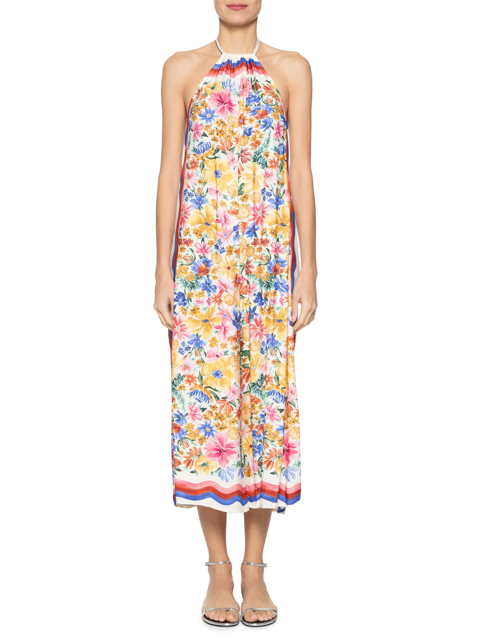 Macacão Feminino Lenço Floraline Rosa  Farm