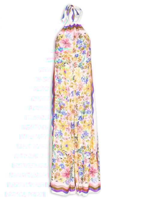 Macacão Feminino Lenço Floraline - Rosa