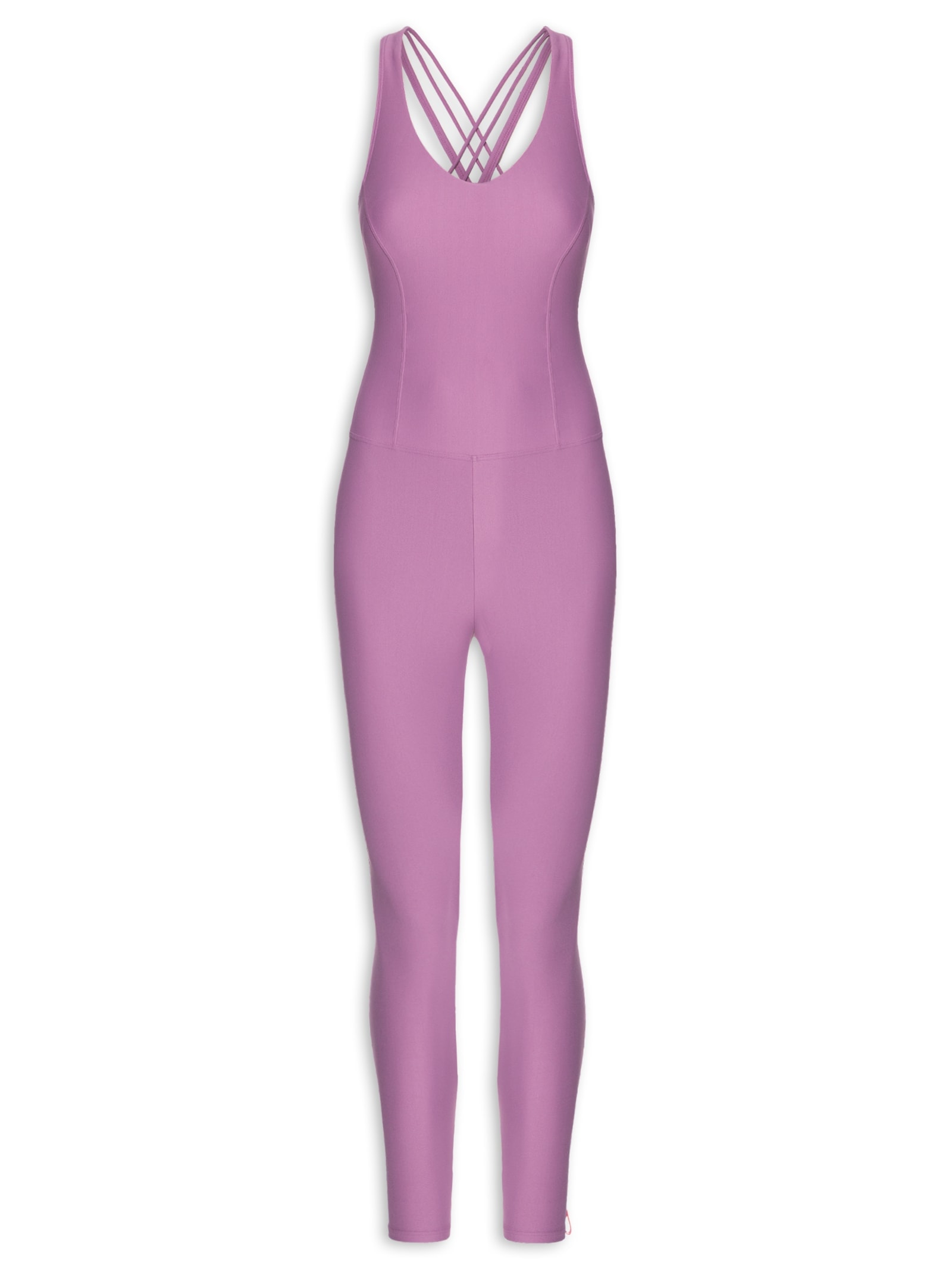 Macacão Feminino Liso Aura Roxo Body For Sure