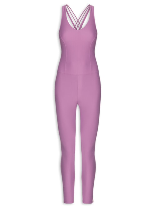 Macacão Feminino Liso Aura – Roxo