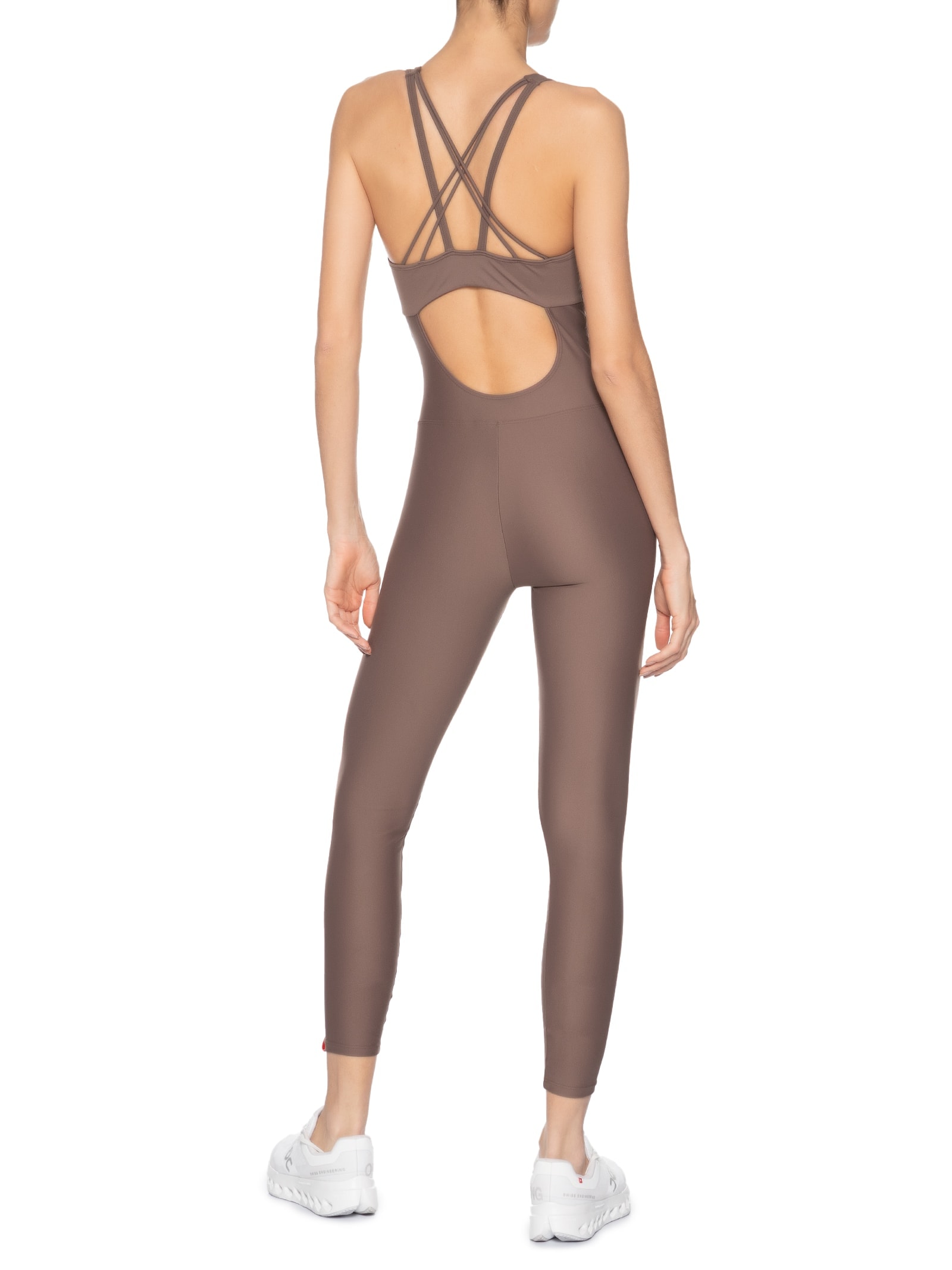 Macacão Feminino Liso Marrom Body For Sure
