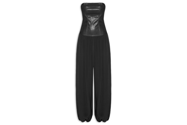 Macacão Feminino Longo Amplo - Preto
