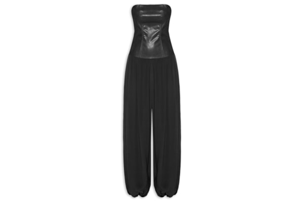 Macacão Feminino Longo Amplo - Preto