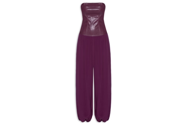 Macacão Feminino Longo Amplo - Vermelho