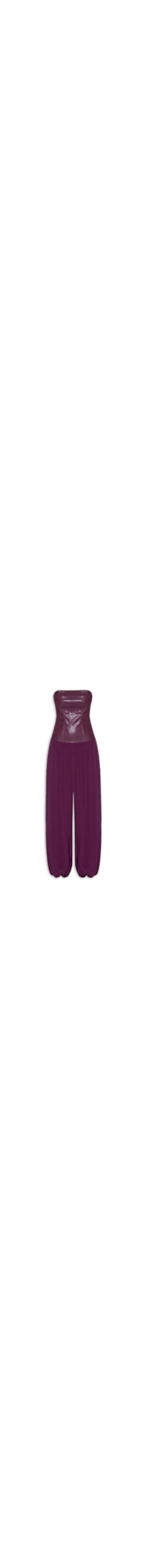 Macacão Feminino Longo Amplo - Vermelho