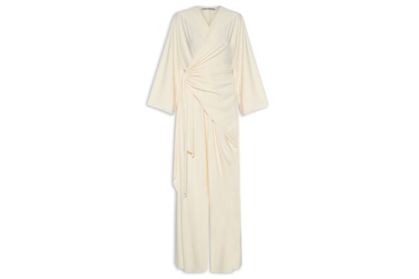 Macacão Feminino Longo Manga Média - Branco