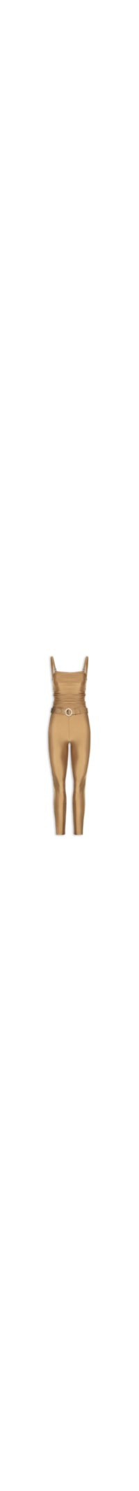 Macacão Feminino Lycra Bardot Brûlée - Dourado
