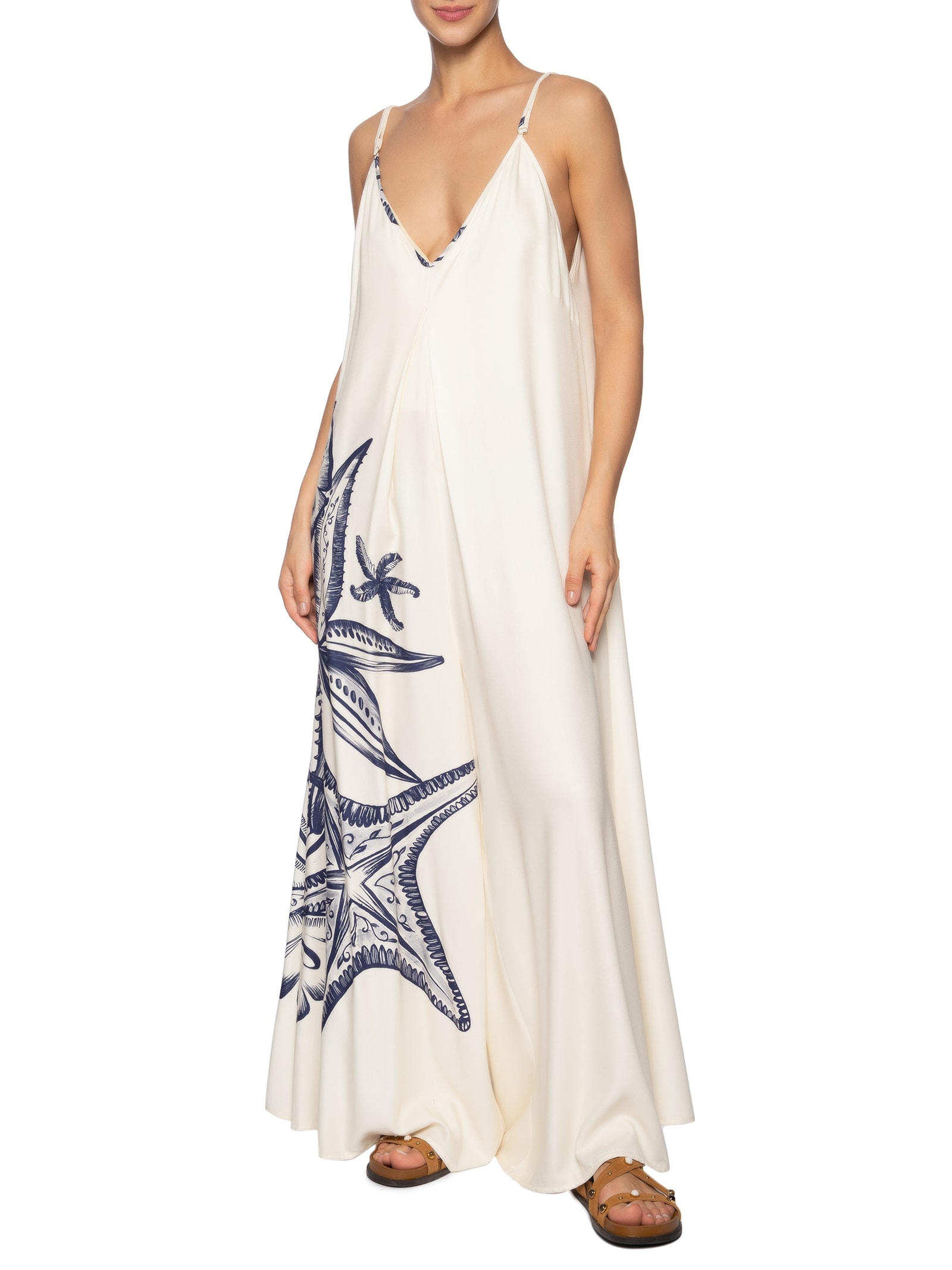 Macacão Feminino Mar De Estrelas Off White Farm