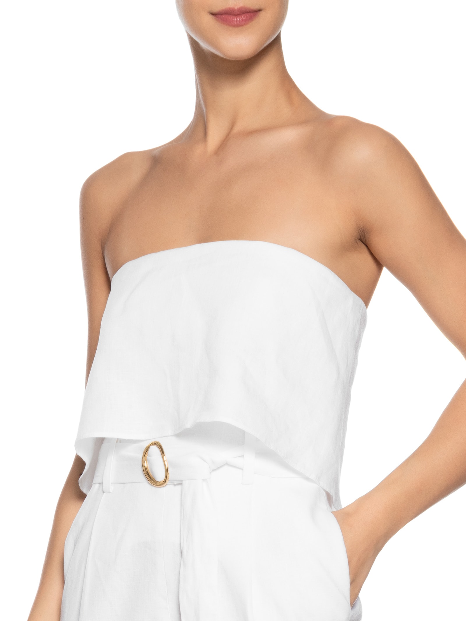 Macacão Feminino Marisa I Branco Le Lis