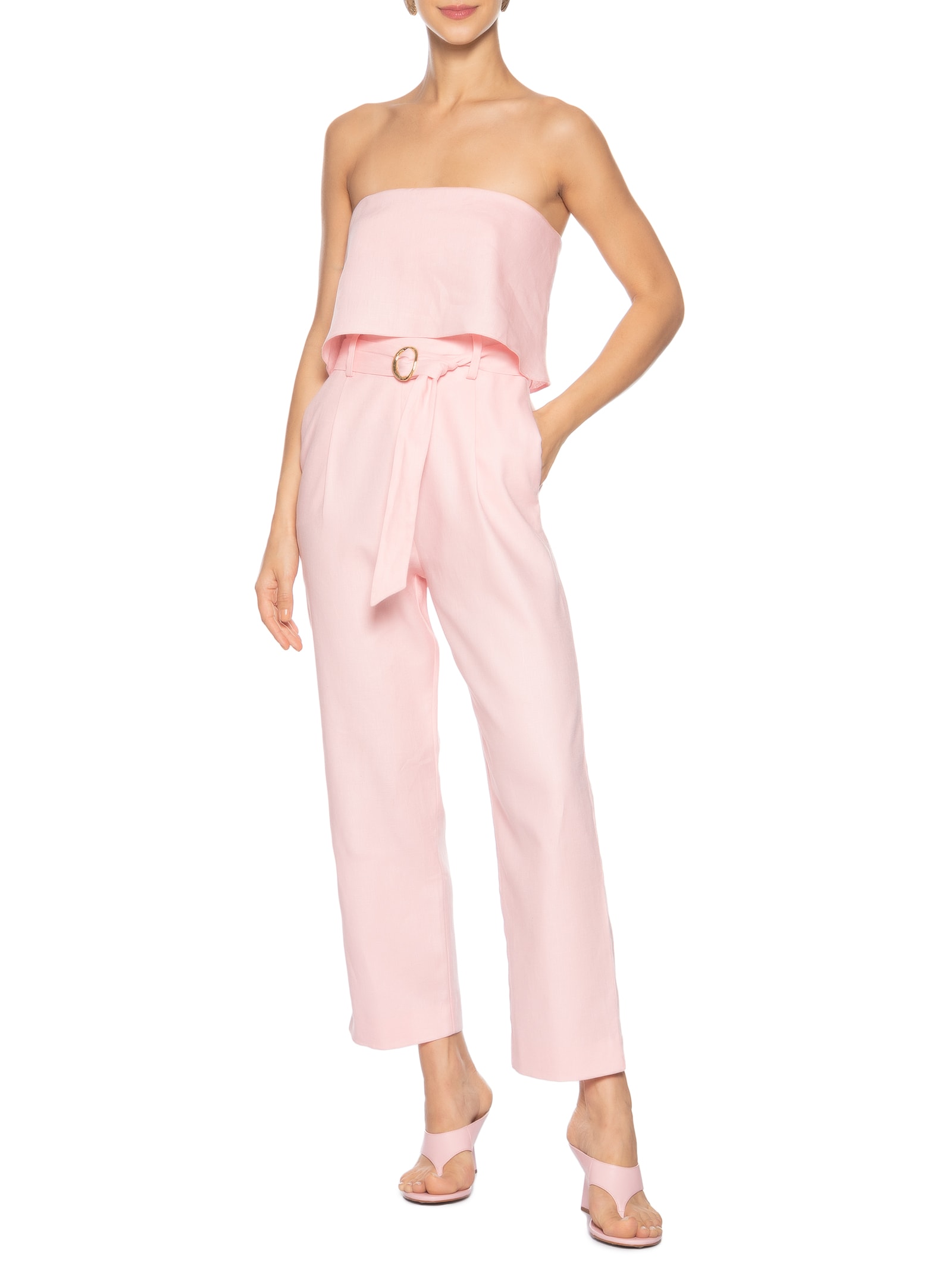 Macacão Feminino Marisa II Rosa Le Lis