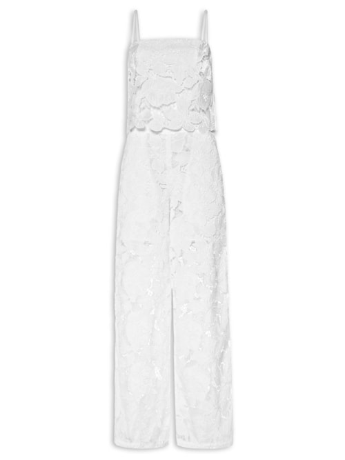 Macacão Feminino Mel – Branco