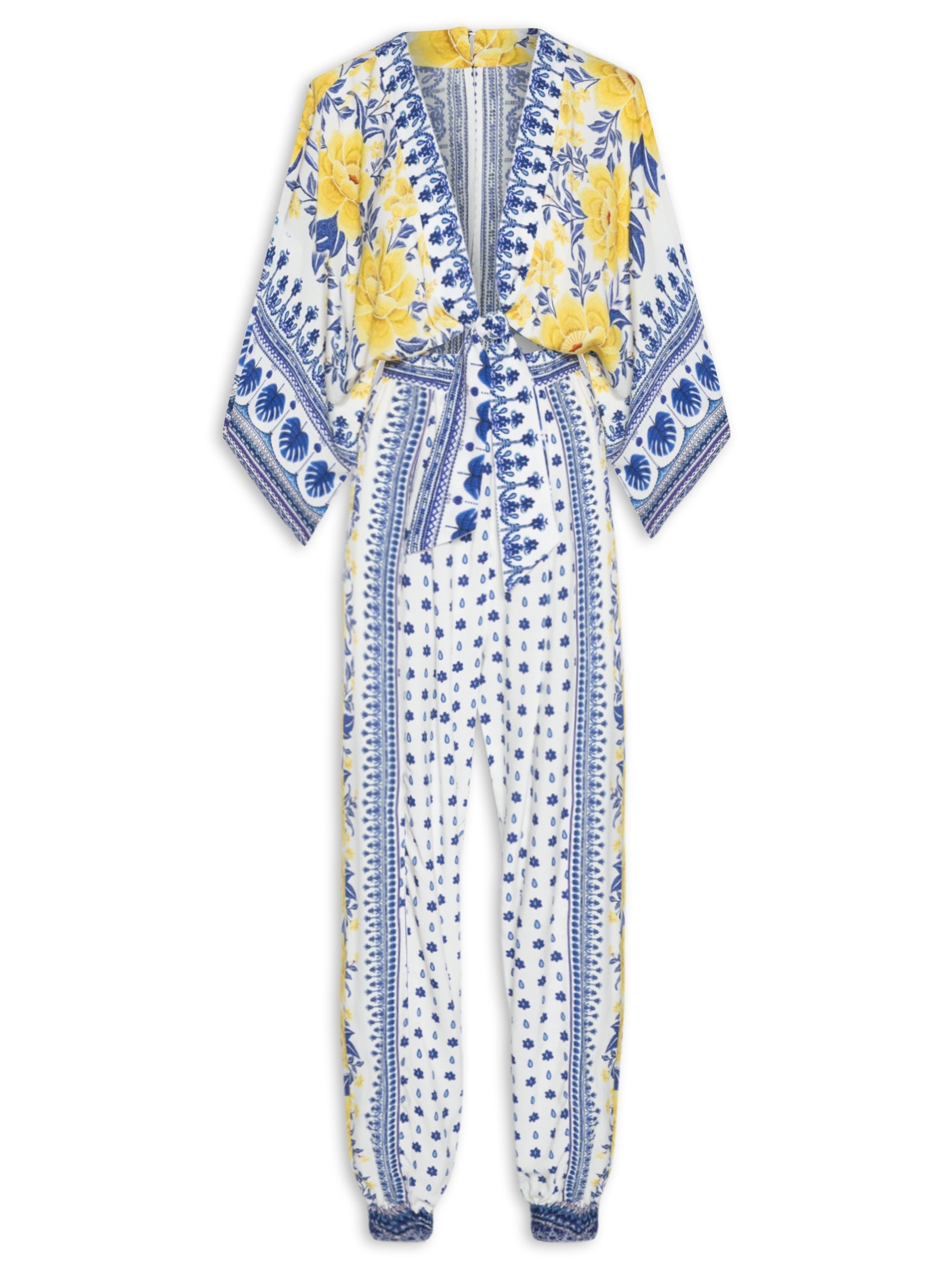 Macacão Feminino Mg Kimono Azulina Azul Farm