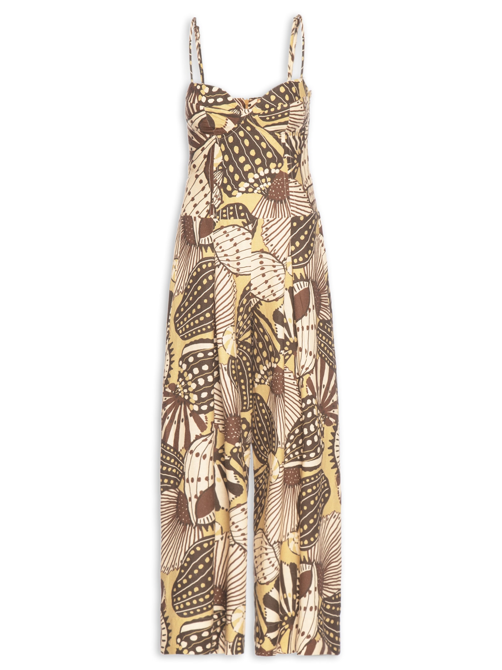 Macacão Feminino Mistura De Caju Marrom  Farm