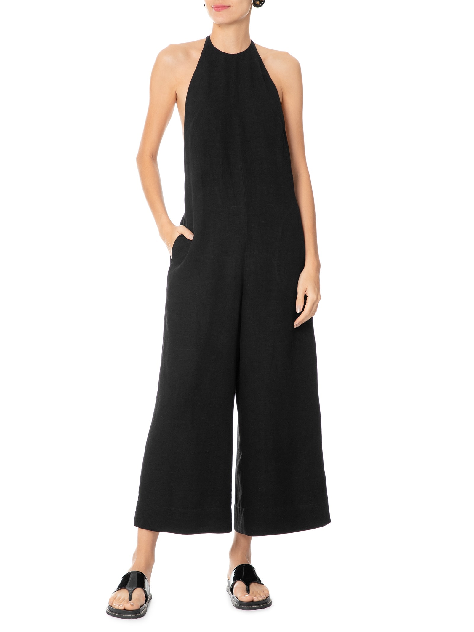 Macacão Feminino Nadador Preto Osklen