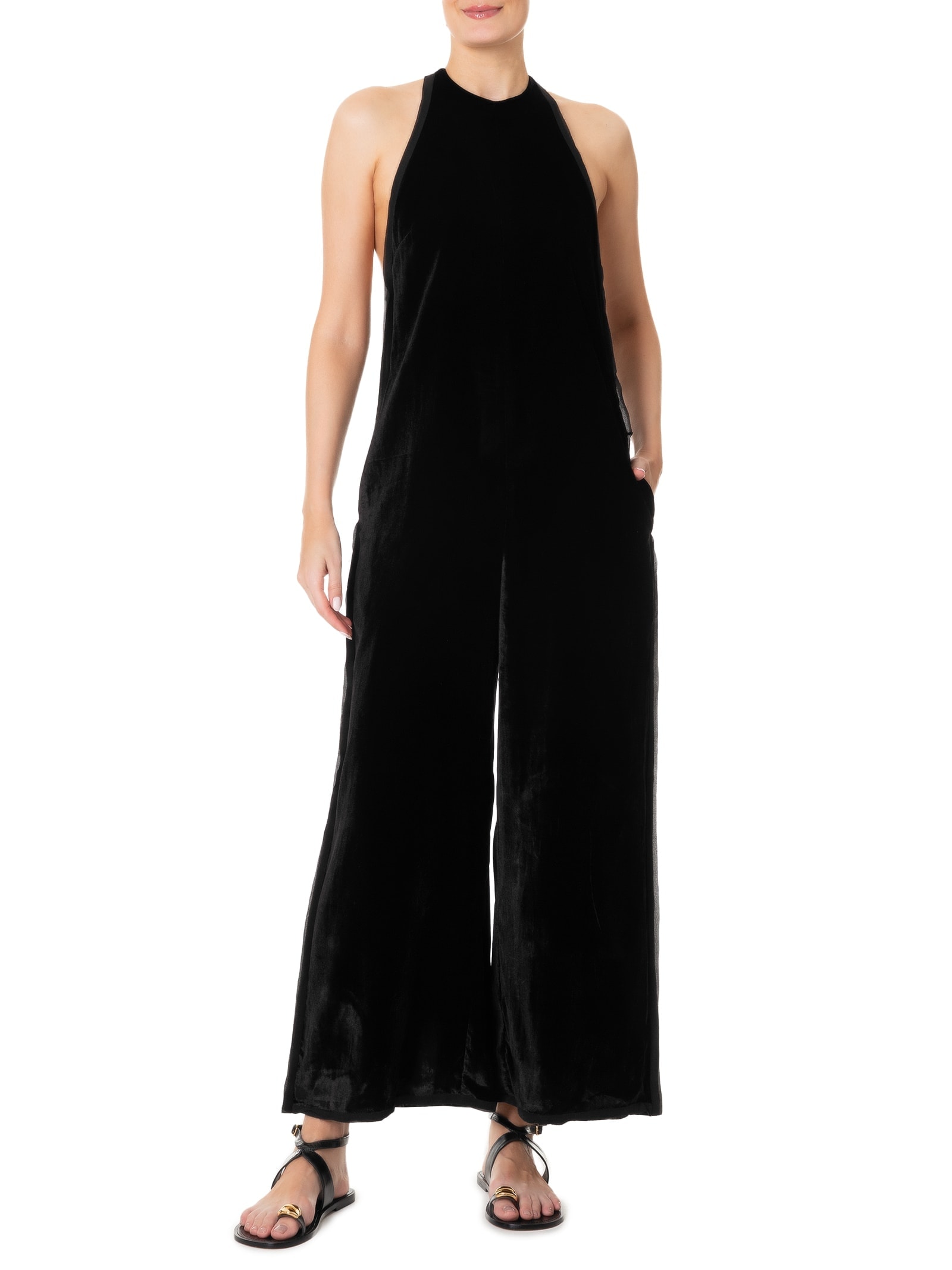 Macacão Feminino Nadador Velvet Preto Osklen