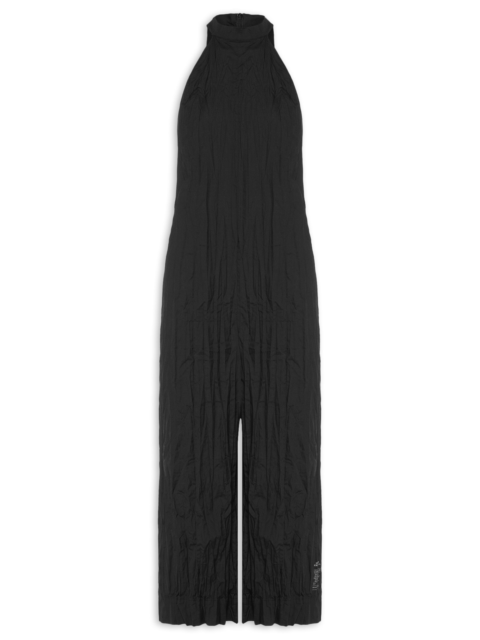 Macacão Feminino Nadador Wrinkle Tricoline Preto Osklen