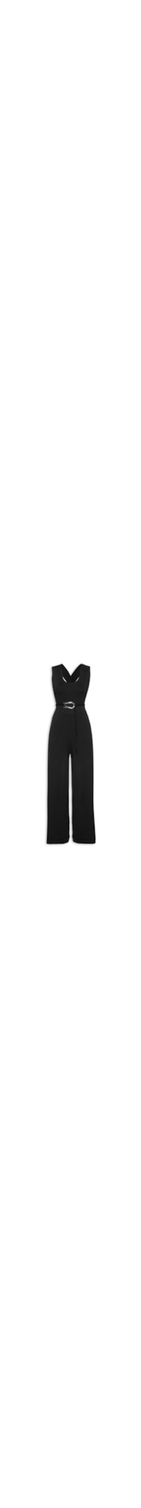 Macacão Feminino Pantalona Malha - Preto