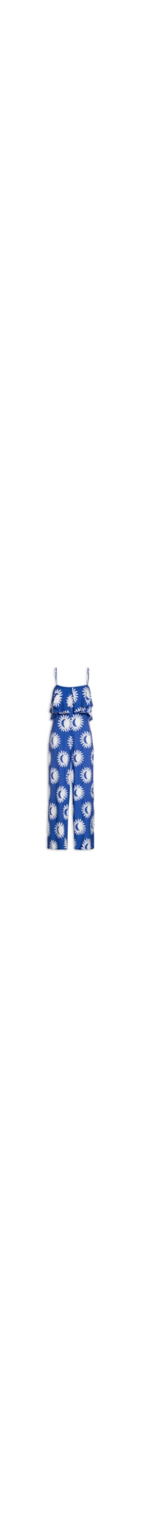Macacão Feminino Pantalona Maré De Sol - Azul