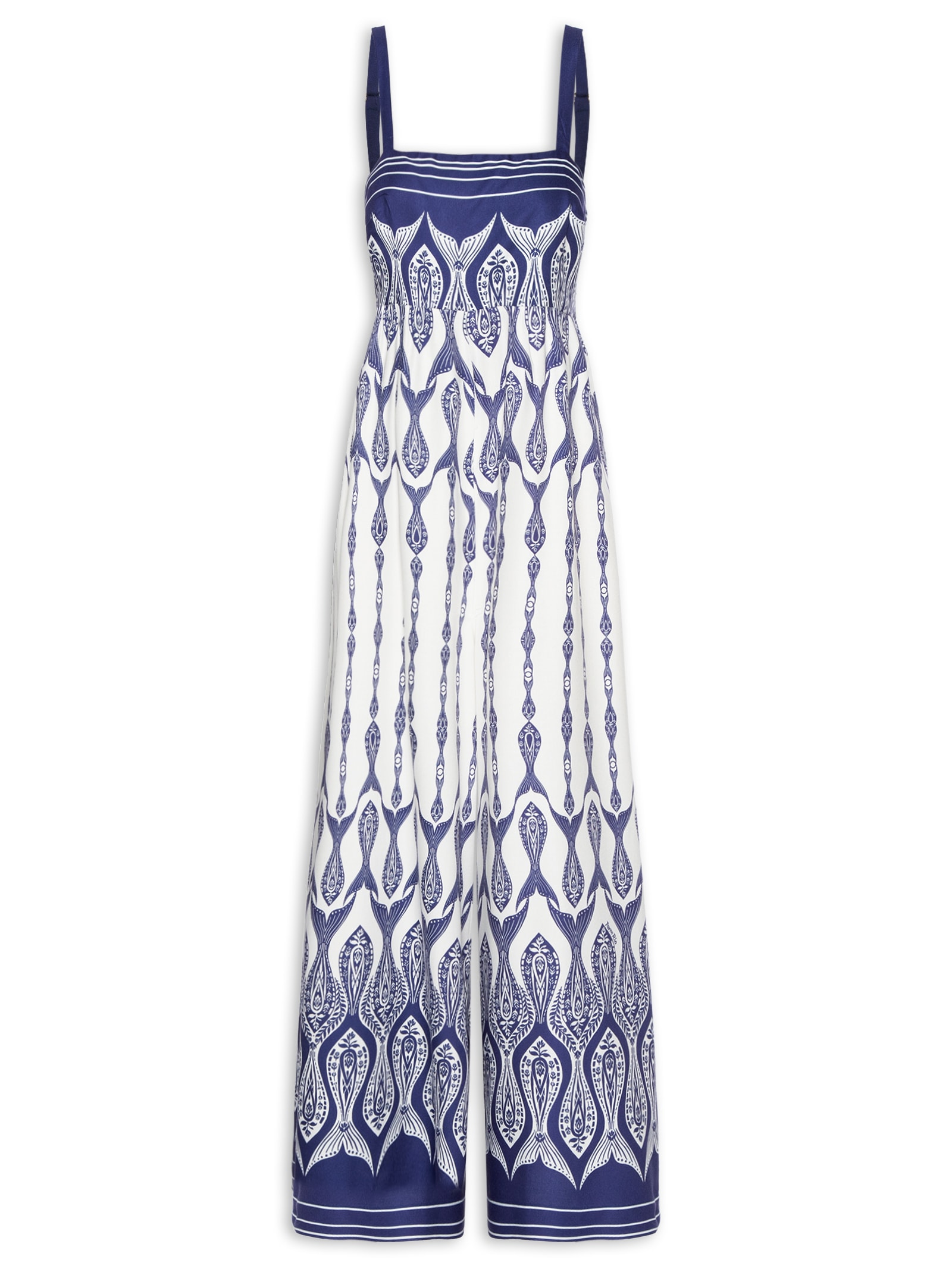 Macacão Feminino Peixe Correnteza Azul Farm