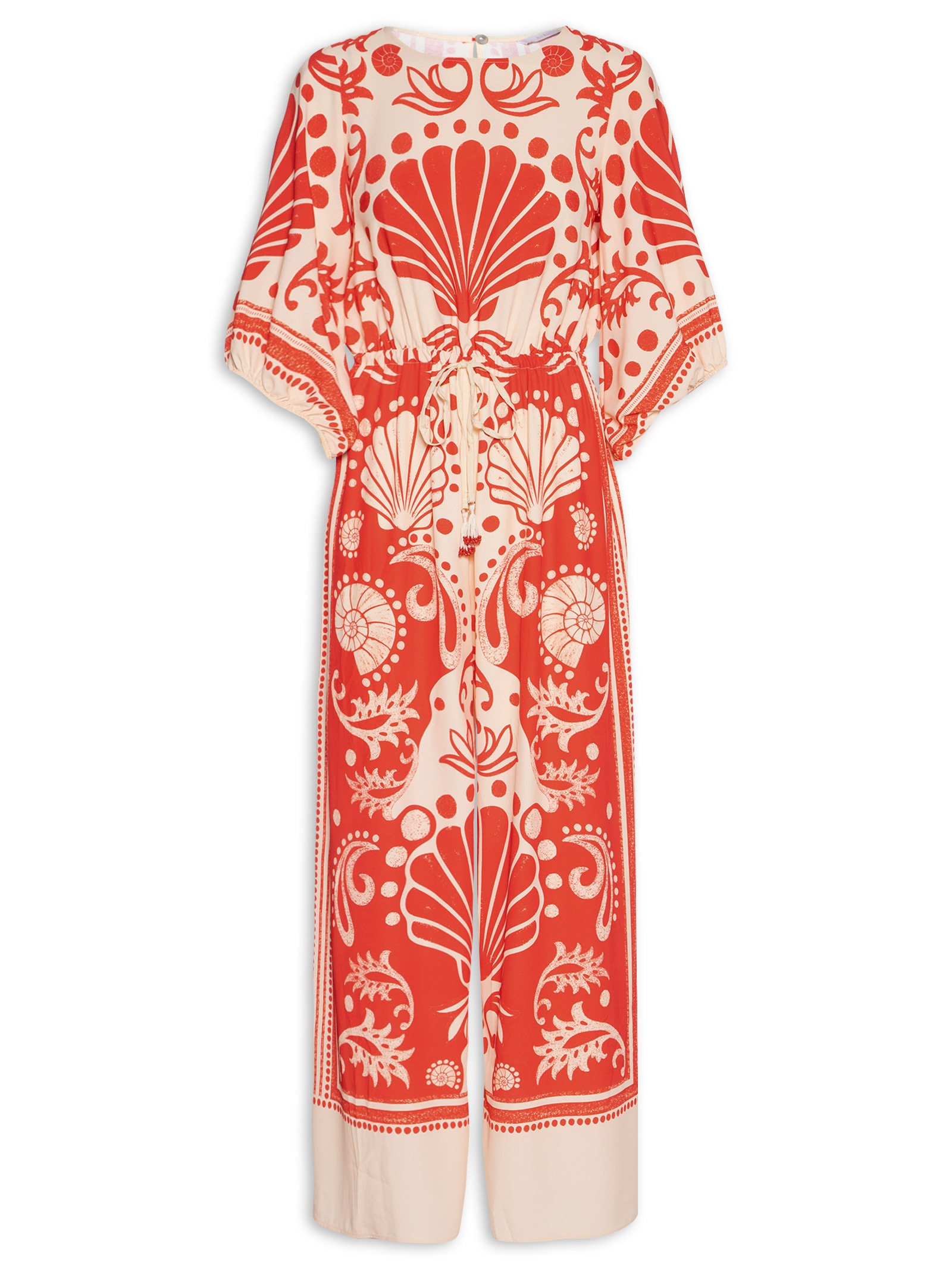 Macacão Feminino Poly Marocain Vermelho Lez A Lez