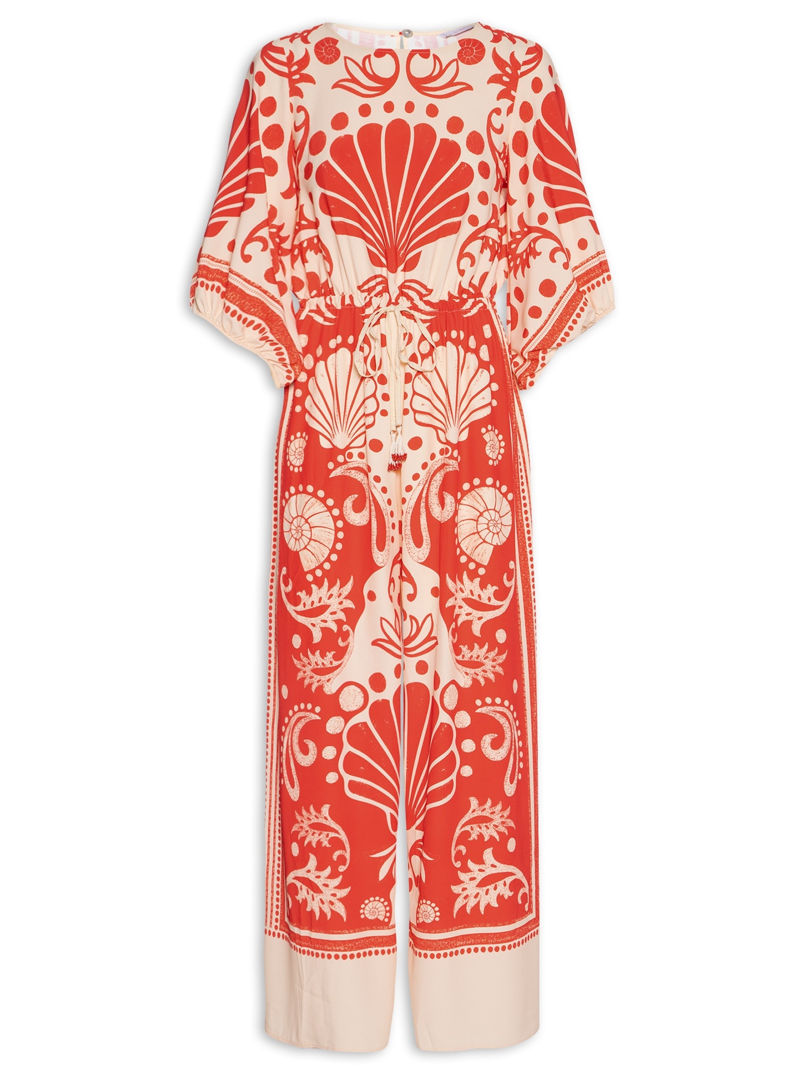 Macacão Feminino Poly Marocain Vermelho Lez A Lez