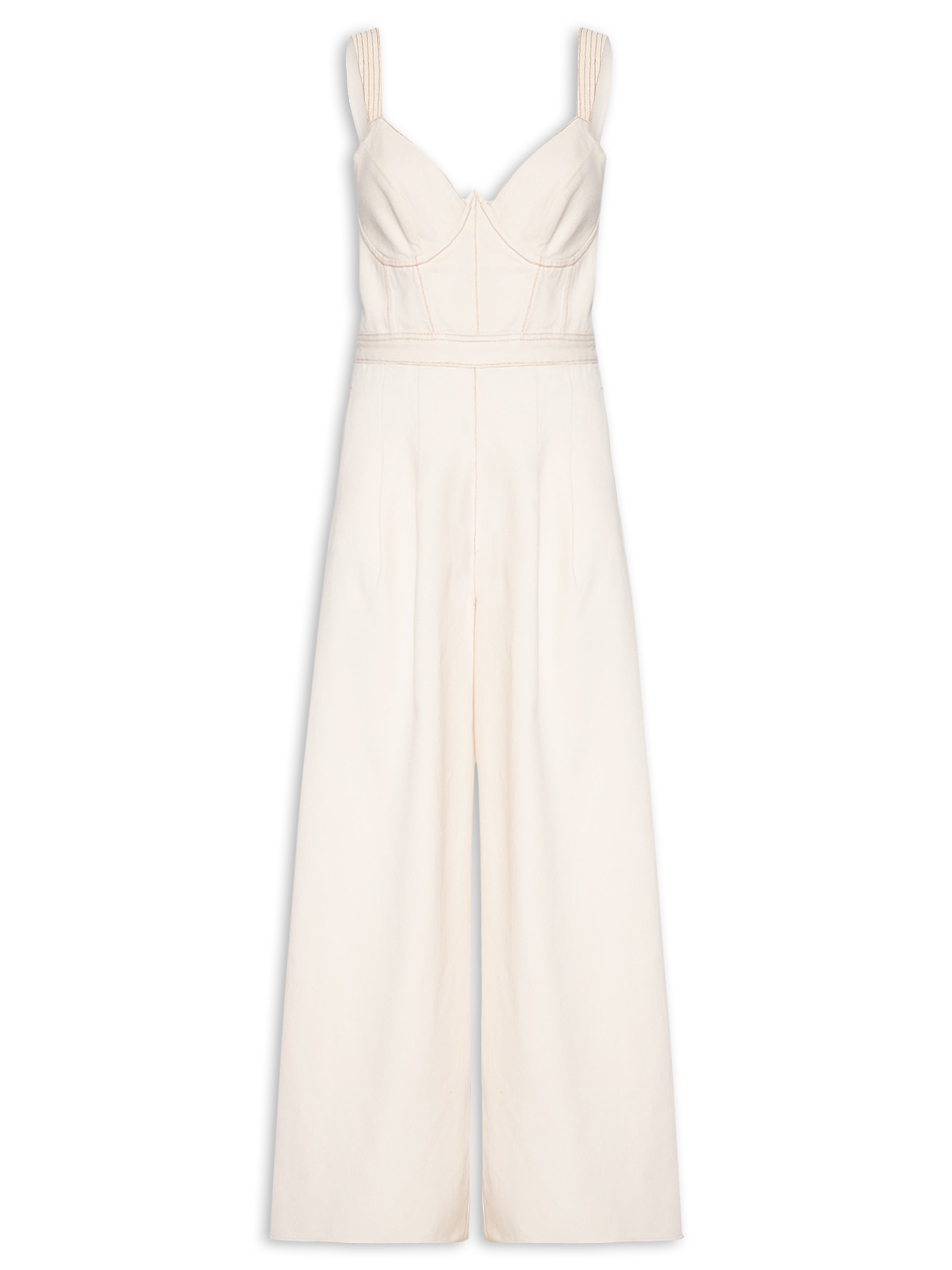 Macacão Feminino Sarja Off White Farm