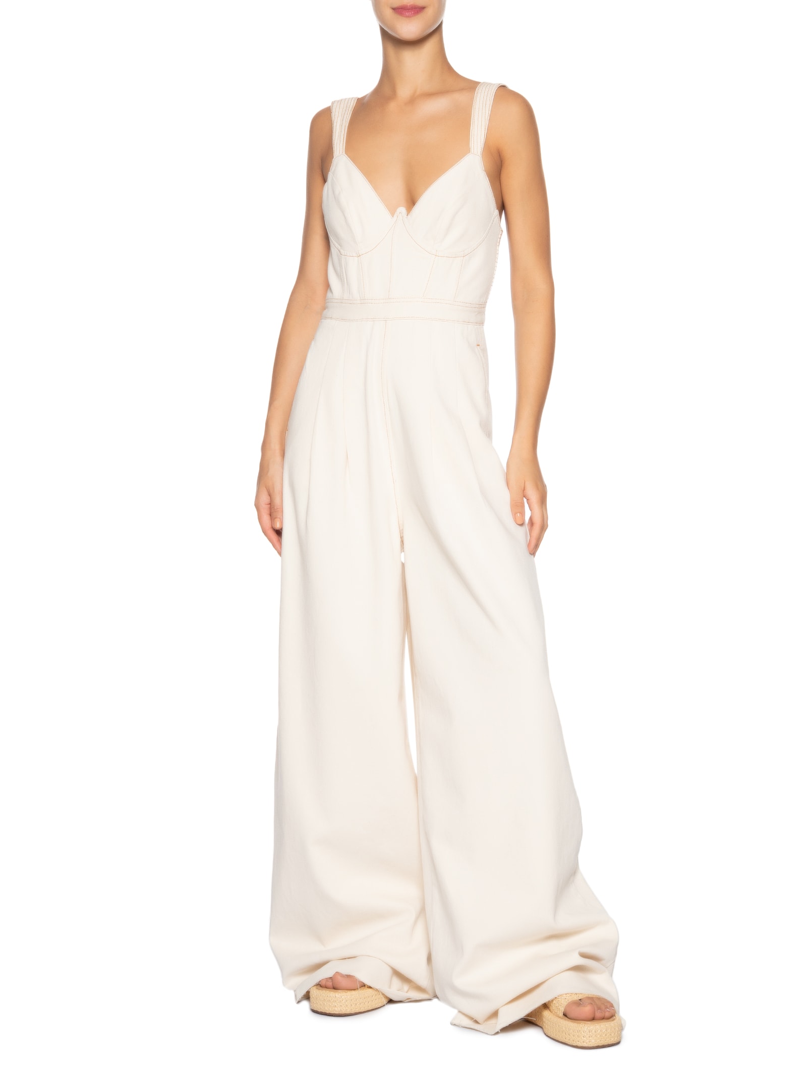 Macacão Feminino Sarja Off White Farm