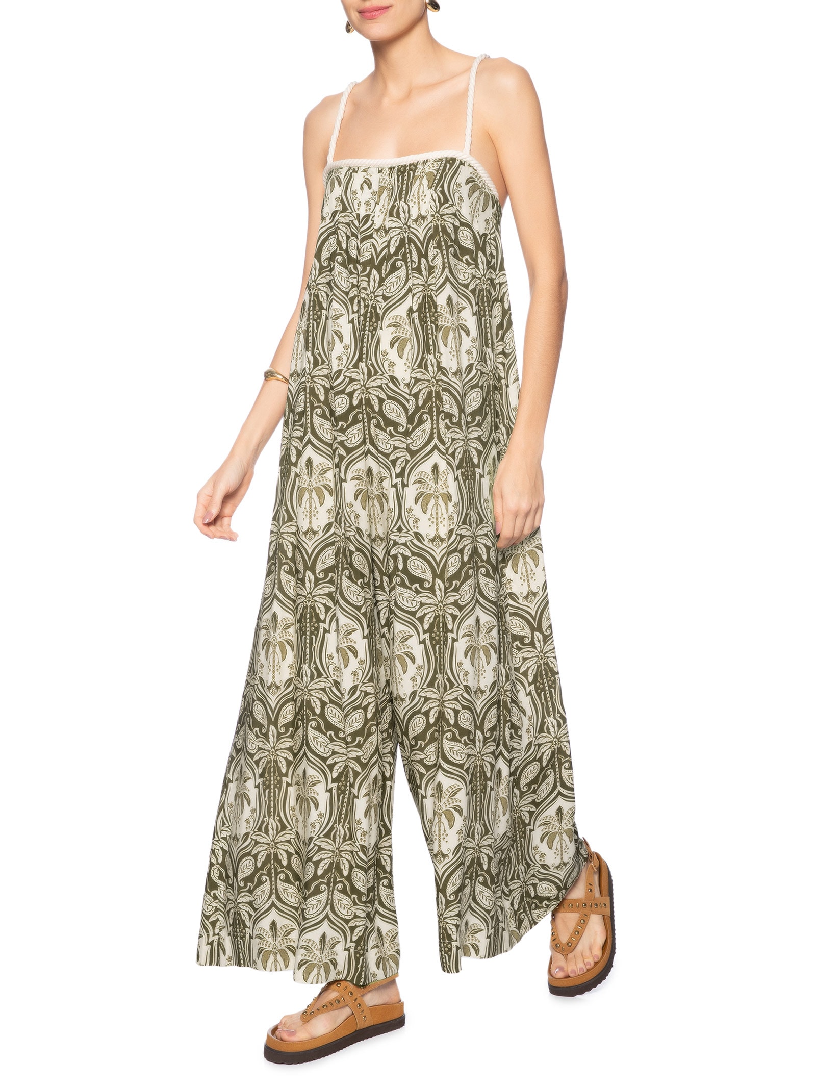 Macacão Feminino Serra Tropical Verde Farm