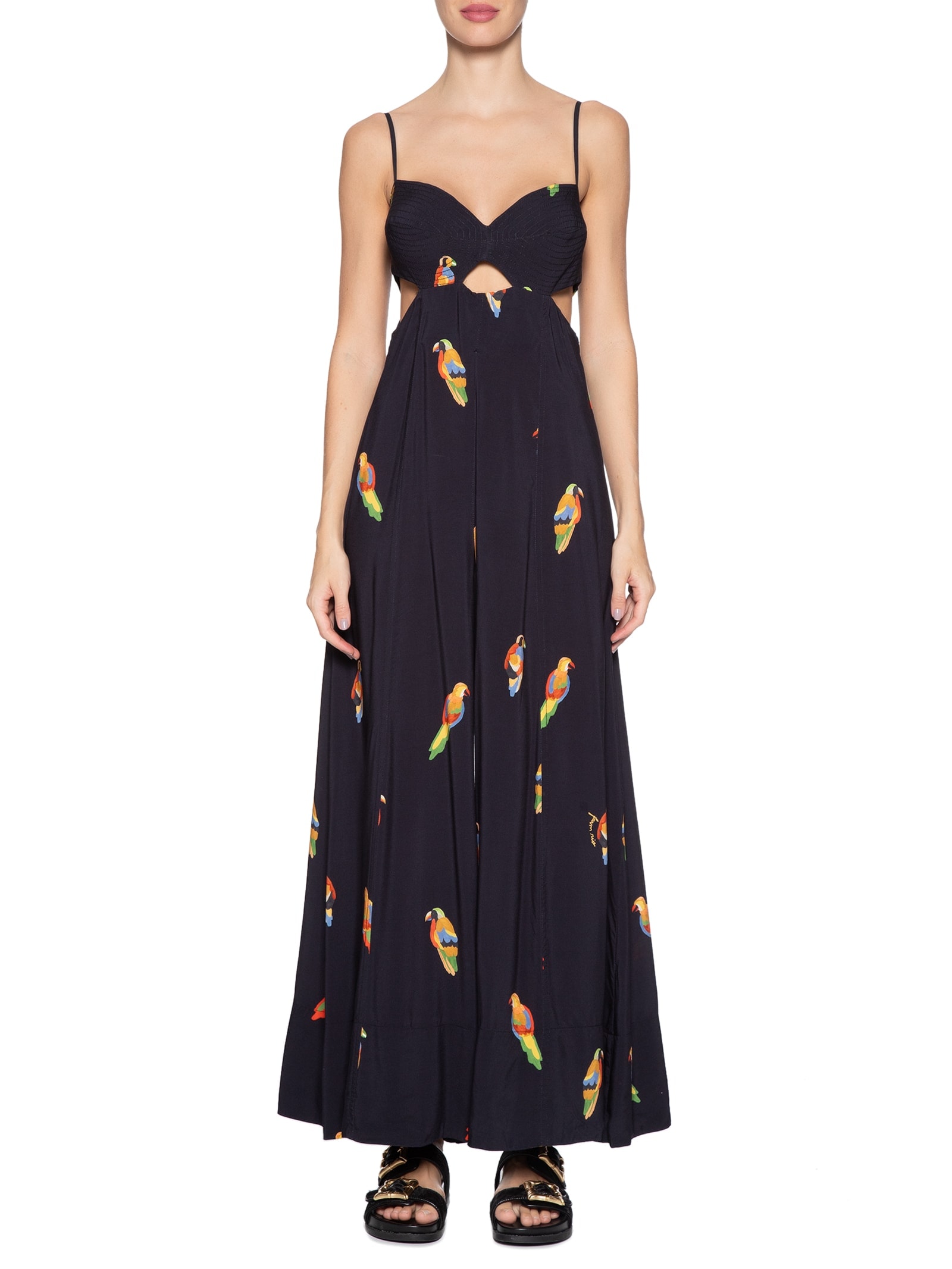 Macacão Feminino Sonho dos Passáros Preto Farm