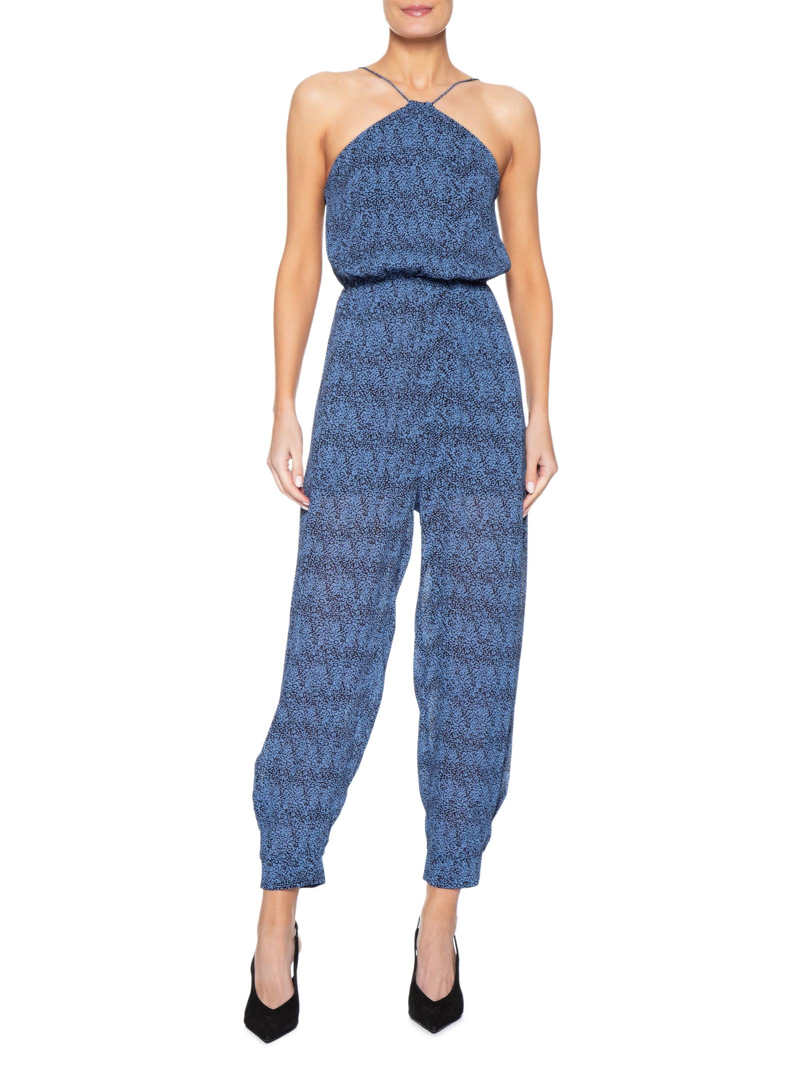 Macacão Feminino Stopper Micro Cosmos Azul Animale