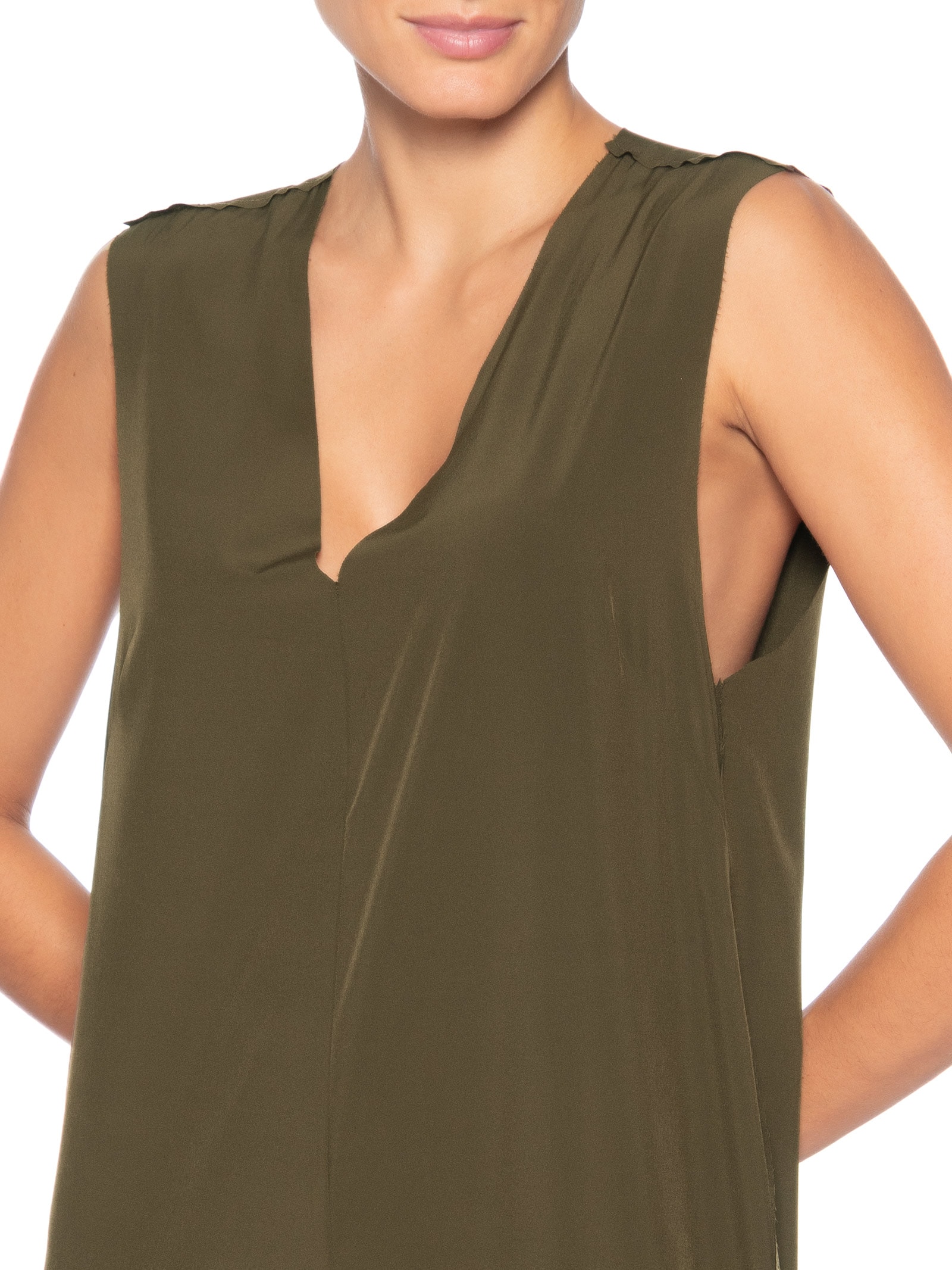 Macacão Feminino Superlight V Marrom Osklen