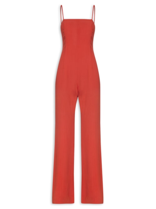 Macacão Feminino Terroso – Vermelho