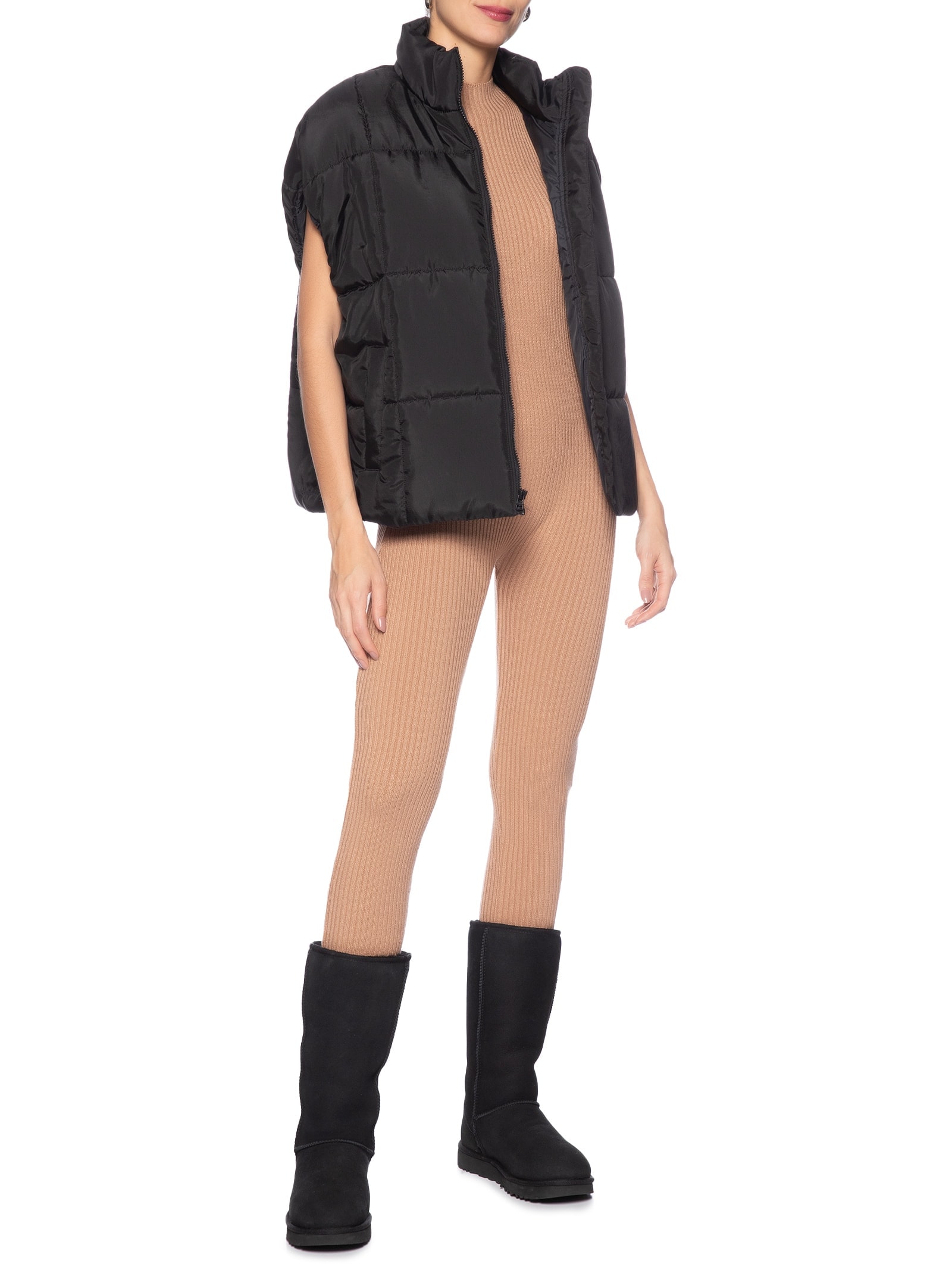 Macacão Feminino Tricot Bege Market 33