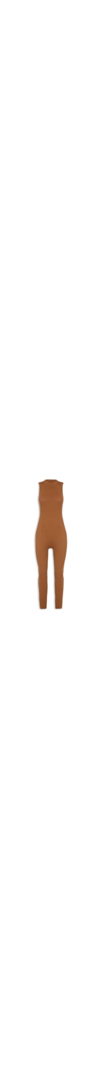 Macacão Feminino Tricot - Marrom
