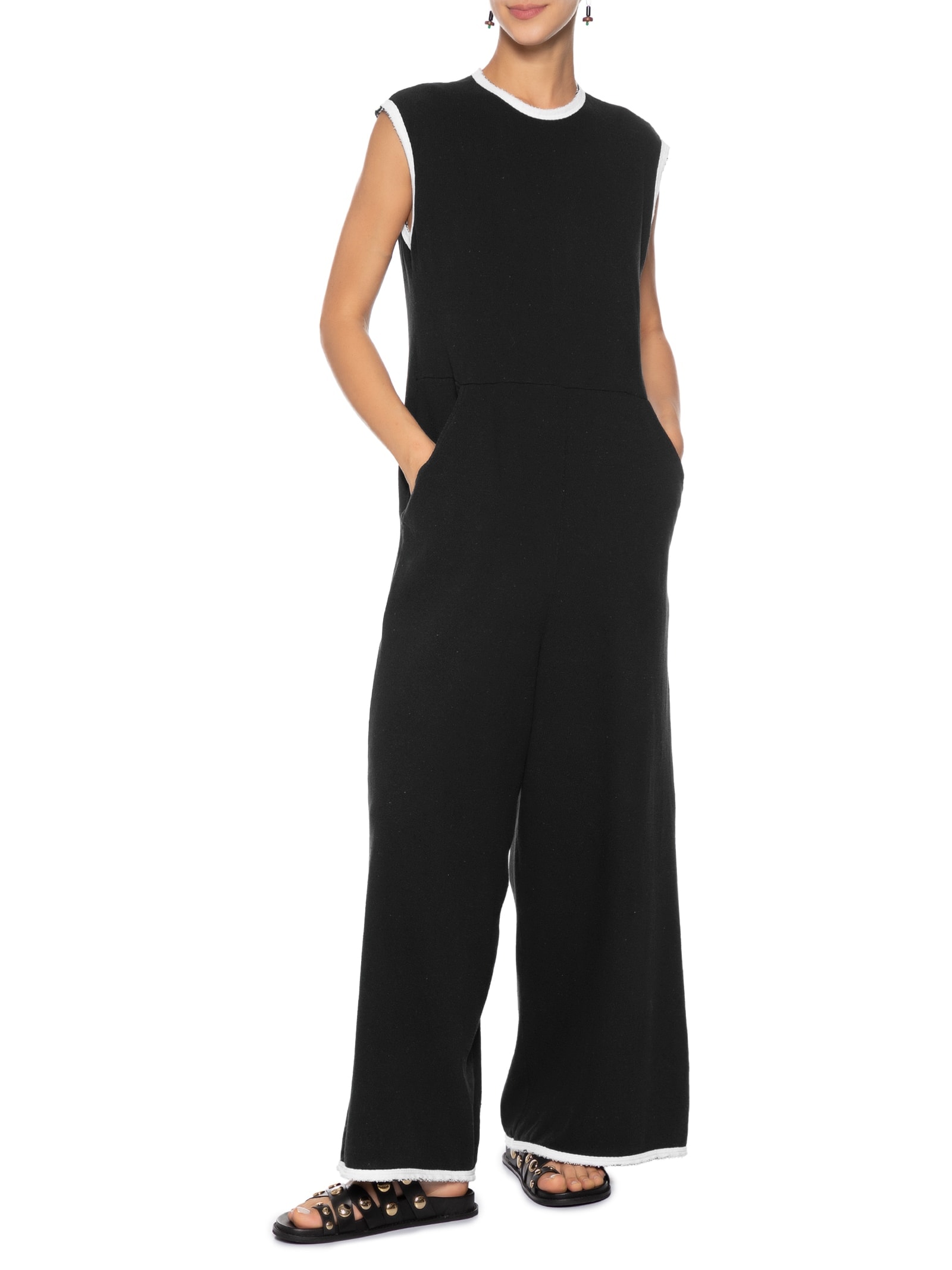 Macacão Feminino Viés Preto Osklen