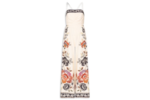 Macacão Flor de Fita - Off White