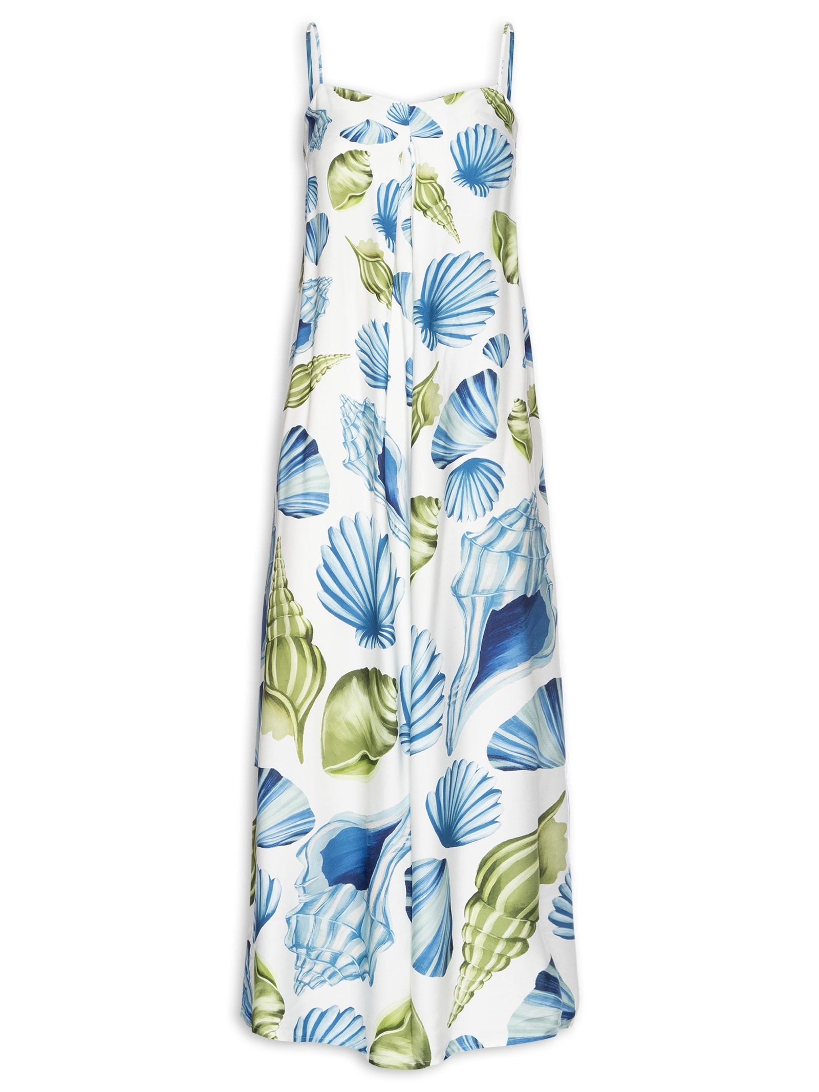 Macacão Longo Concha Litoral Azul Farm