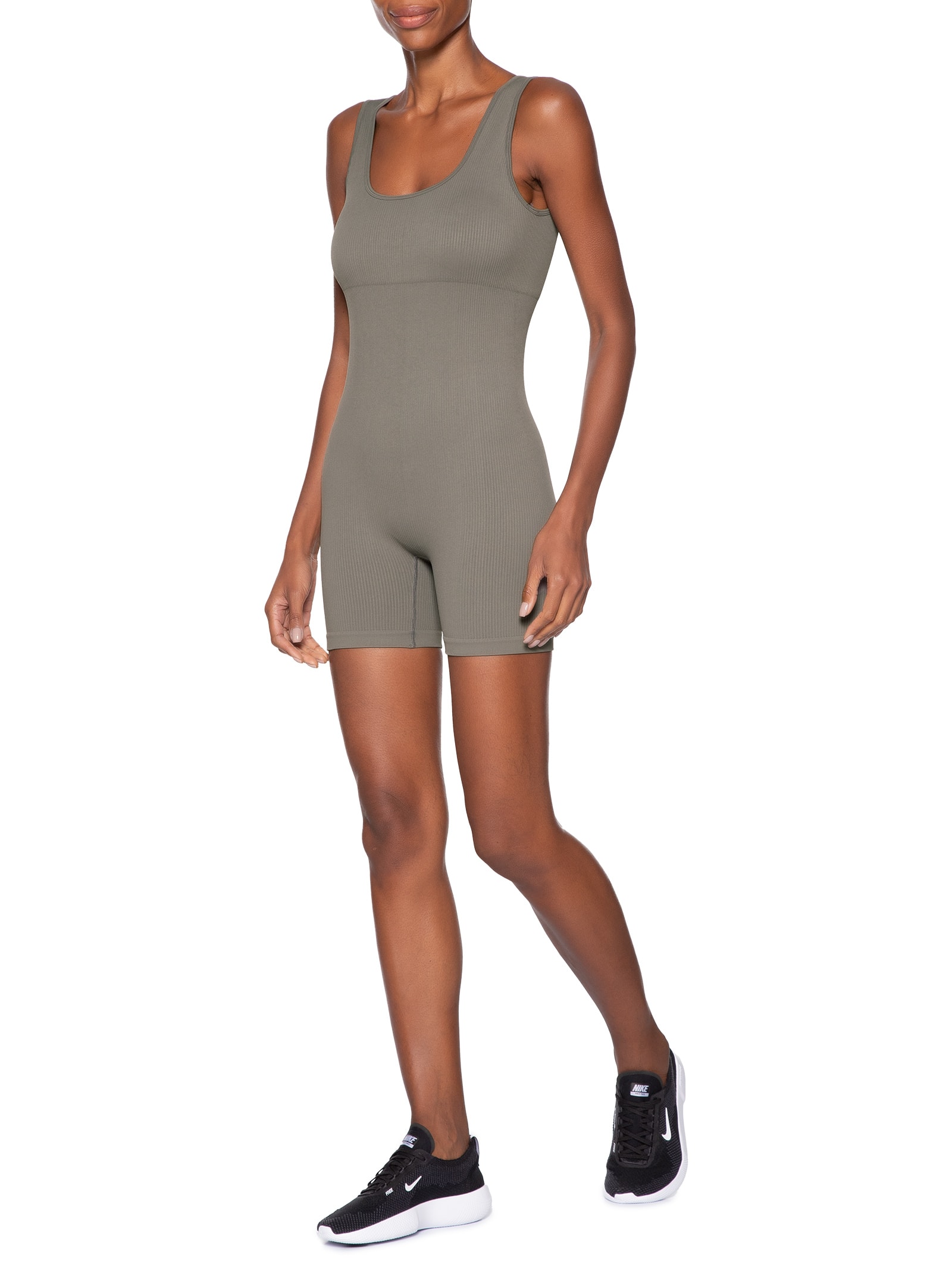 Macacão Sem Manga Feminino Cinza Hering Sports