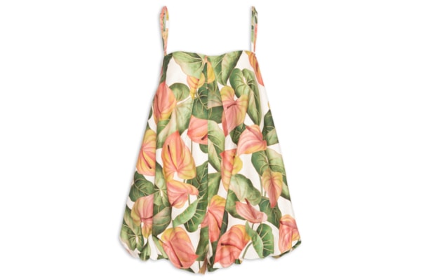 Macaquinho Balonê Antúrio Corrido - Verde