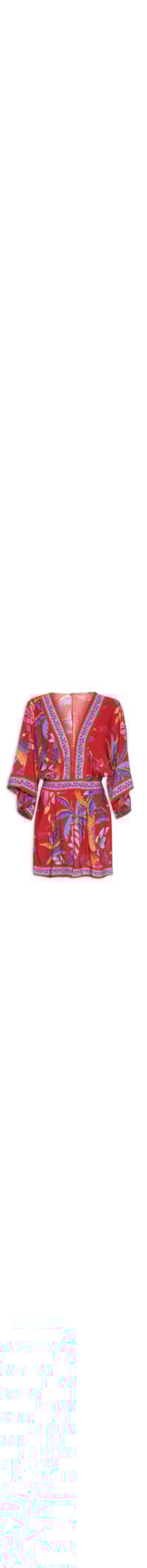 Macaquinho Banho De Rio - Vermelho