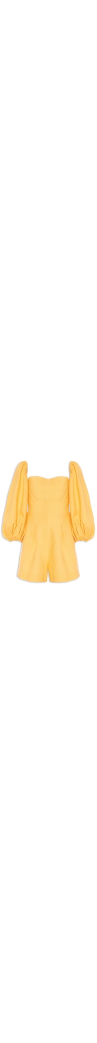 Macaquinho Decote Concha - Amarelo