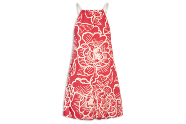 Macaquinho Decote Halter - Vermelho