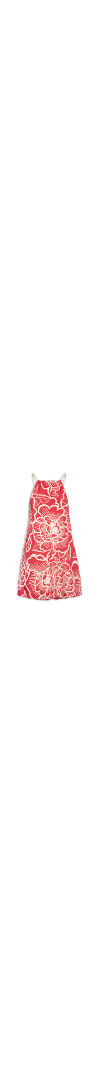 Macaquinho Decote Halter - Vermelho