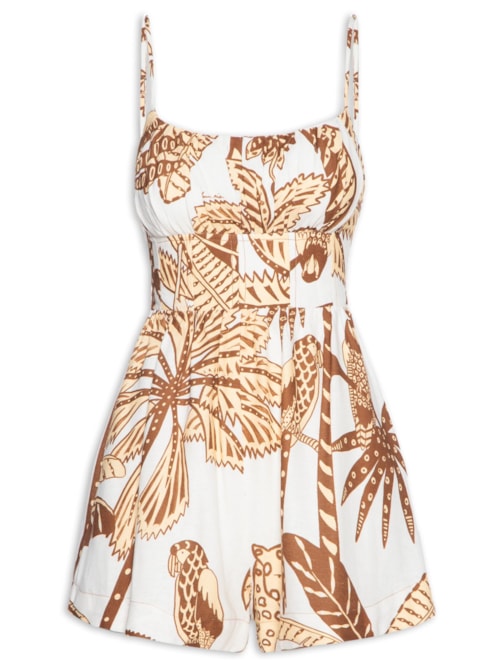 Macaquinho Feminino Amazônia – Amarelo