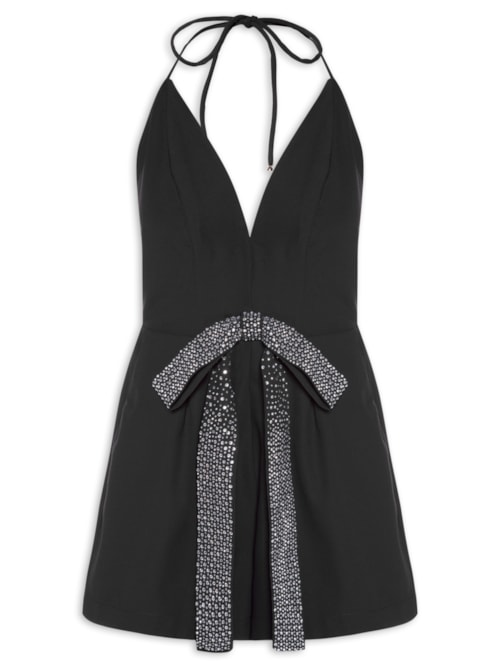 Macaquinho Feminino De Alça – Preto