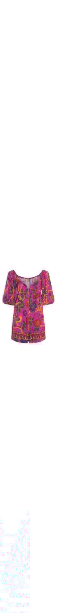 Macaquinho Feminino Doce Floresta - Rosa