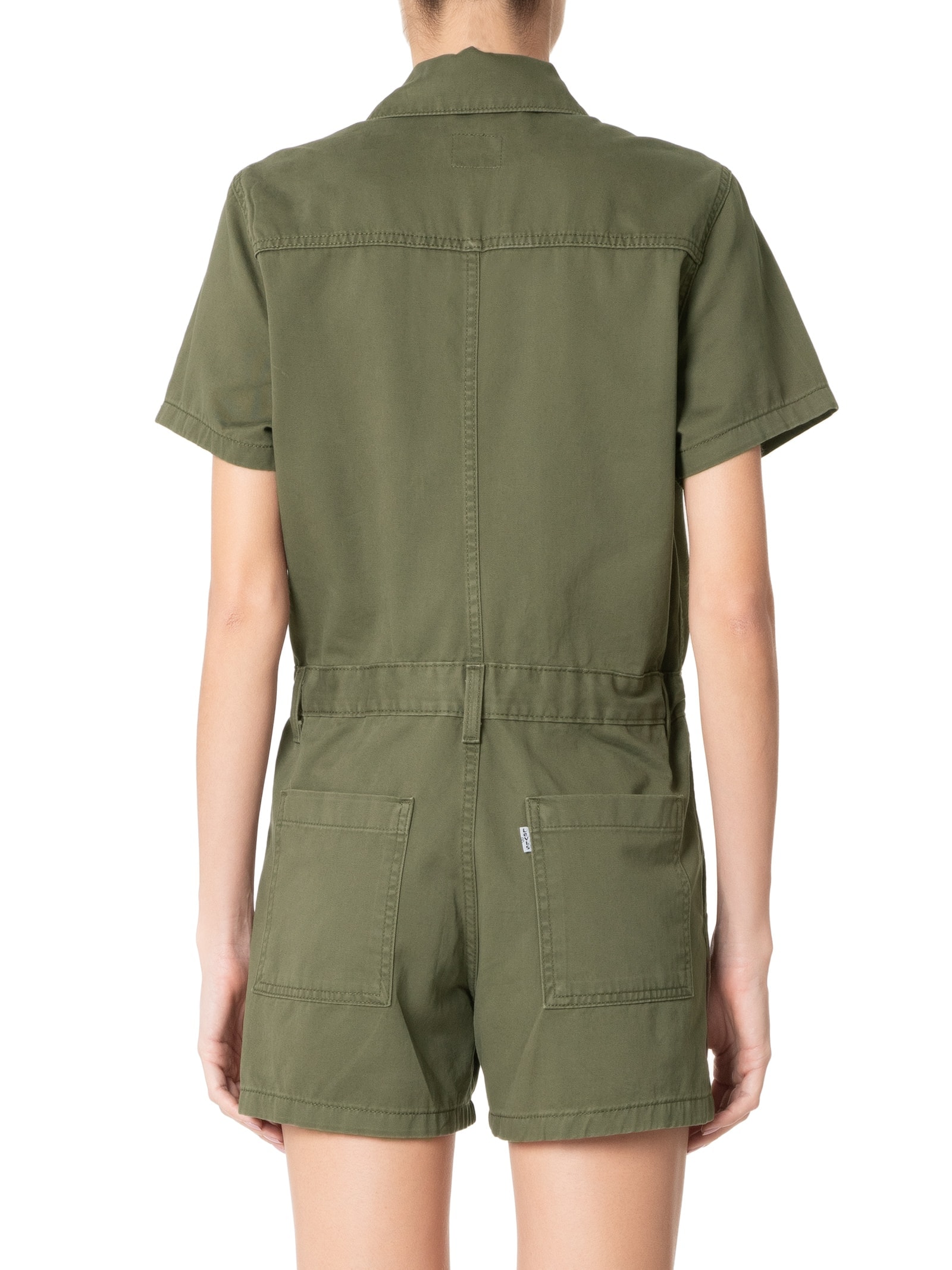 Macaquinho Feminino Heritage Romper Verde Levi's
